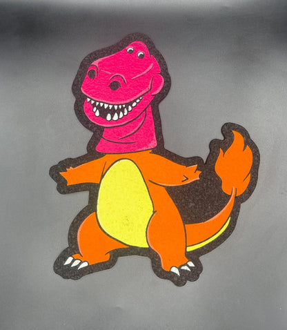 Hippie Hussle X 74Lands Pink Charmander Moodmat