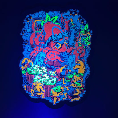 Dark Mountain Cult X Stone Head Red Bath House Moodmat