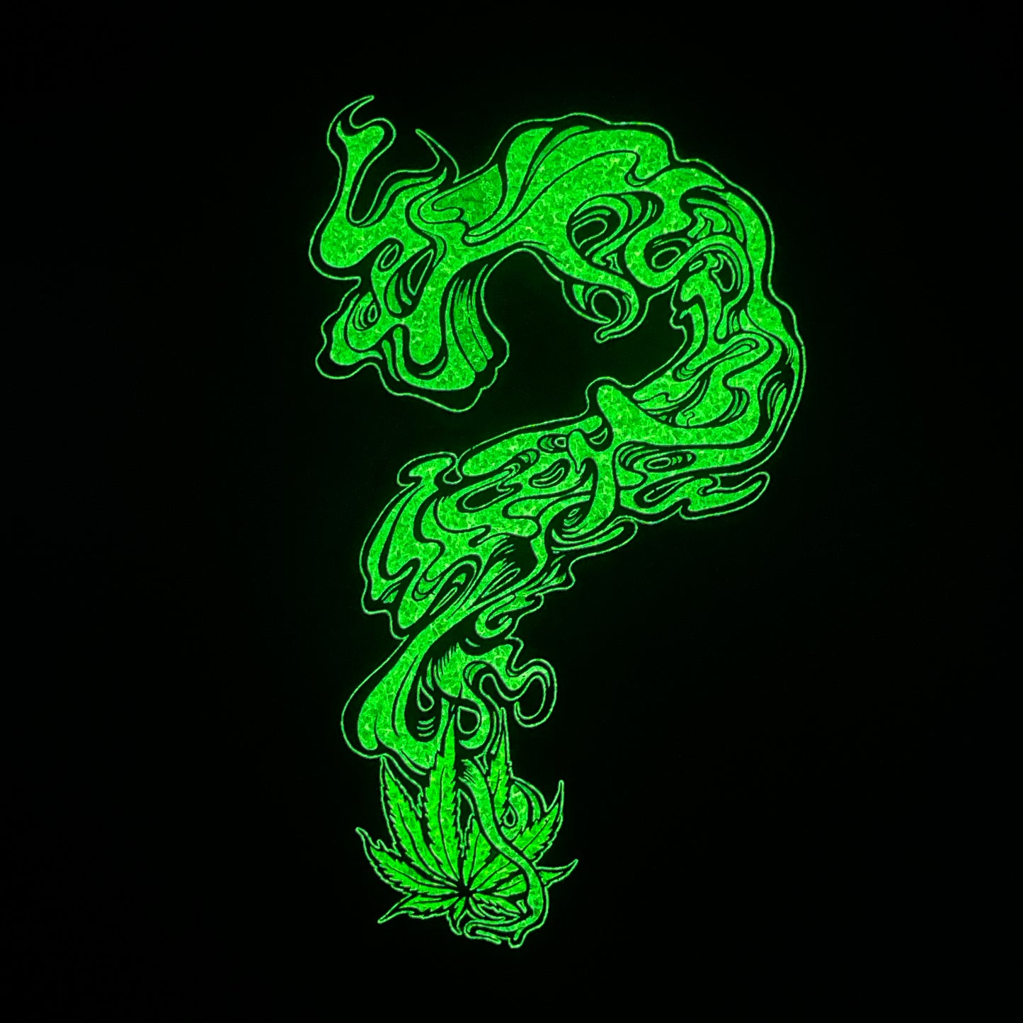 Lively Vibes Weed Question Mark Moodmat