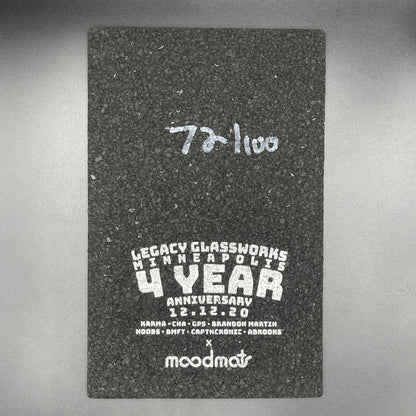 Legacy Glassworks Minneopolis 4 Year Anniversary Moodmat