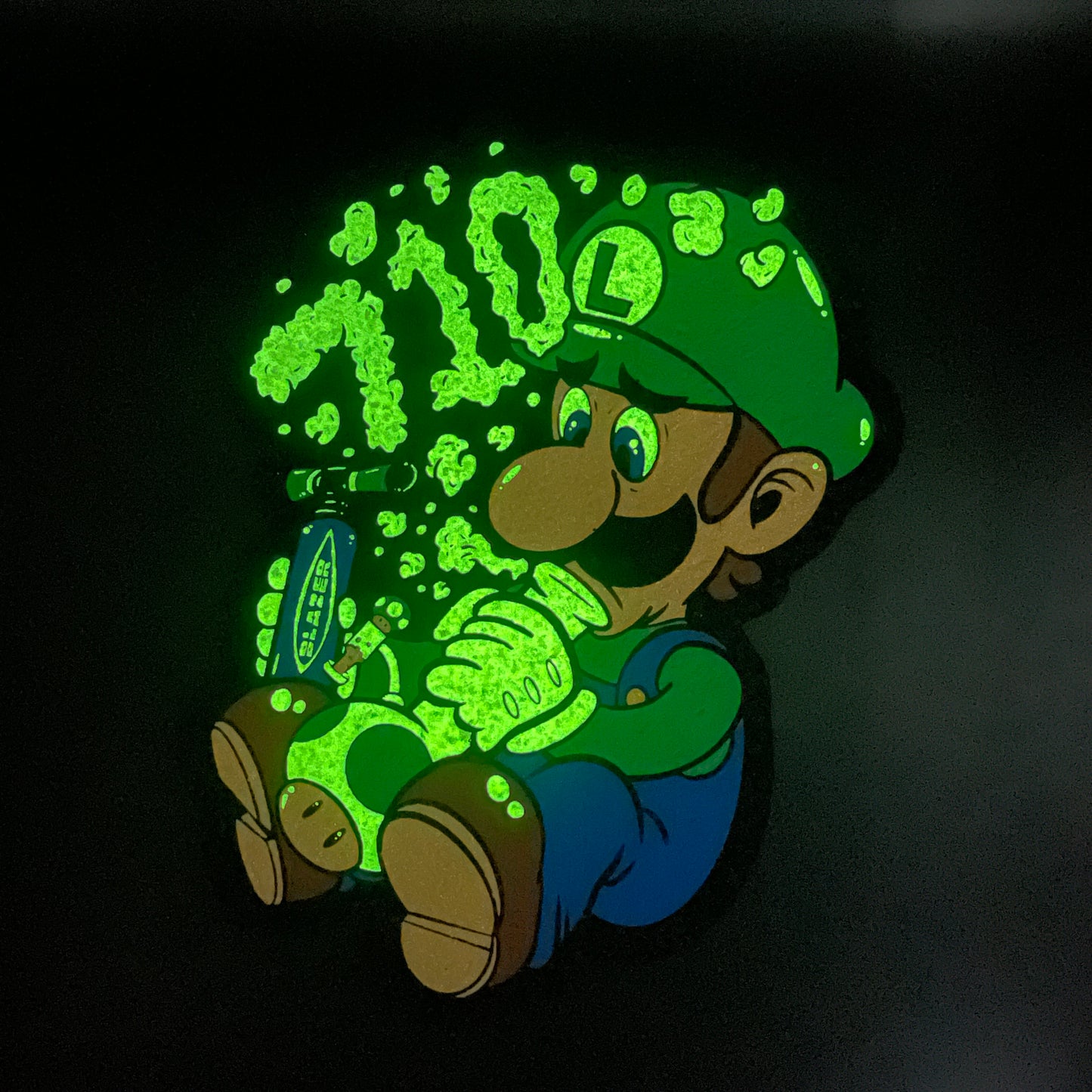 Hippie Hussle X Dark Mountain Cult Luigi 710 Moodmat