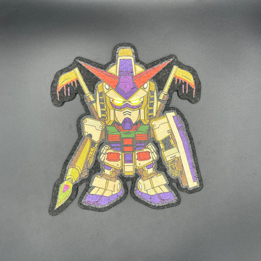 Lovin Da Treez Brown & Purple Gundam Robot Moodmat