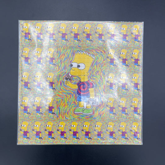 Zane Kesey Trippy Bart Simpson Blotter Art