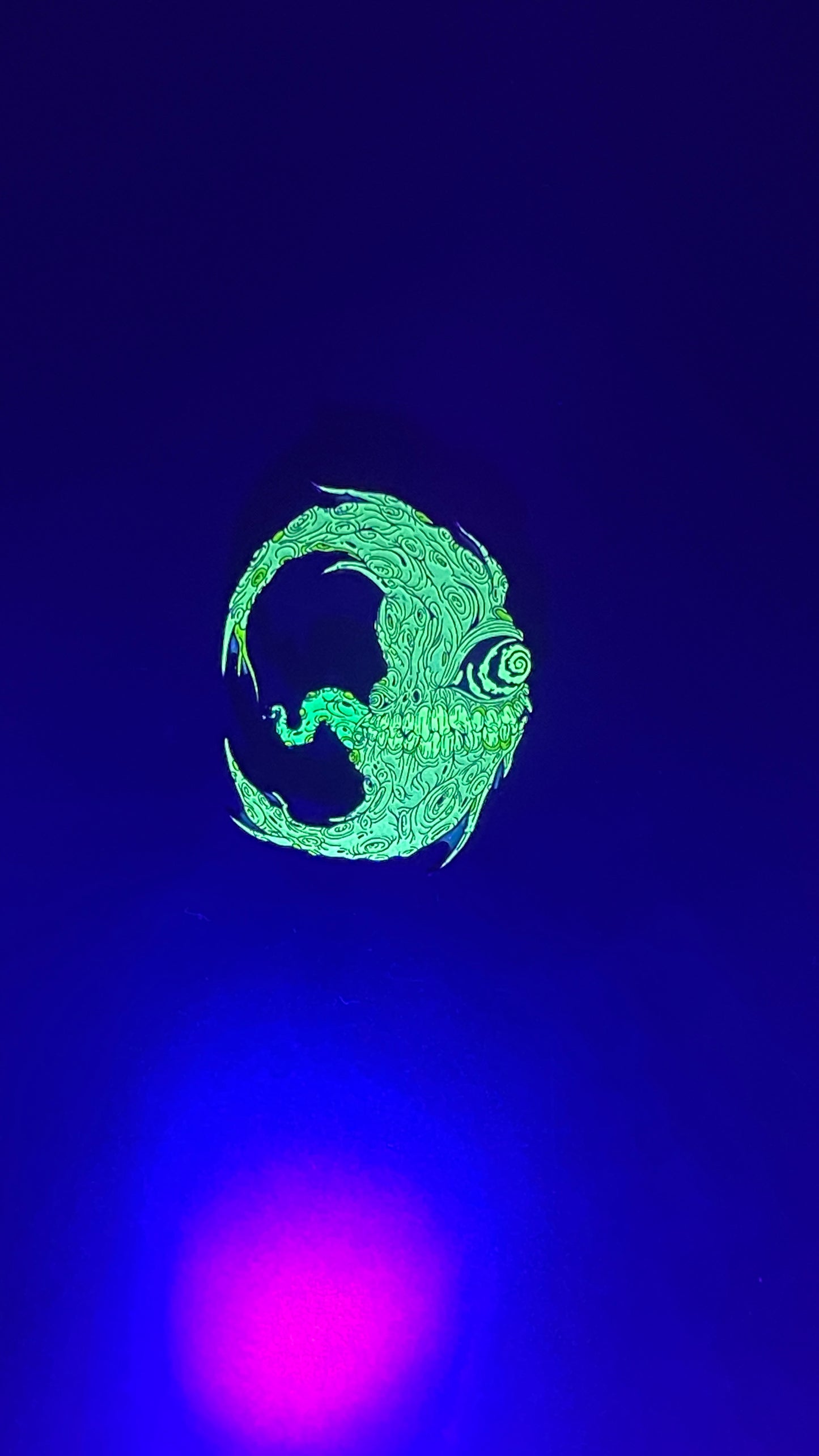 Grominate X From NY To The Moon Violet Nights Pin