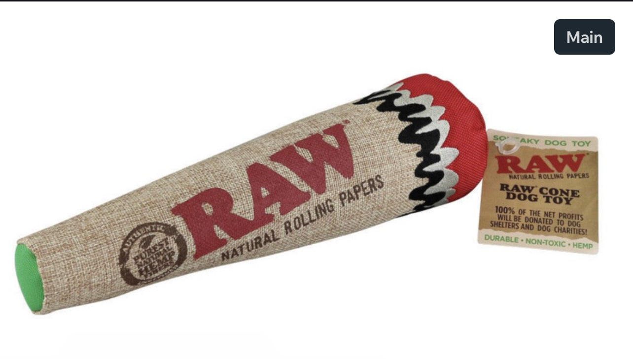 Raw Cone Dog Toy