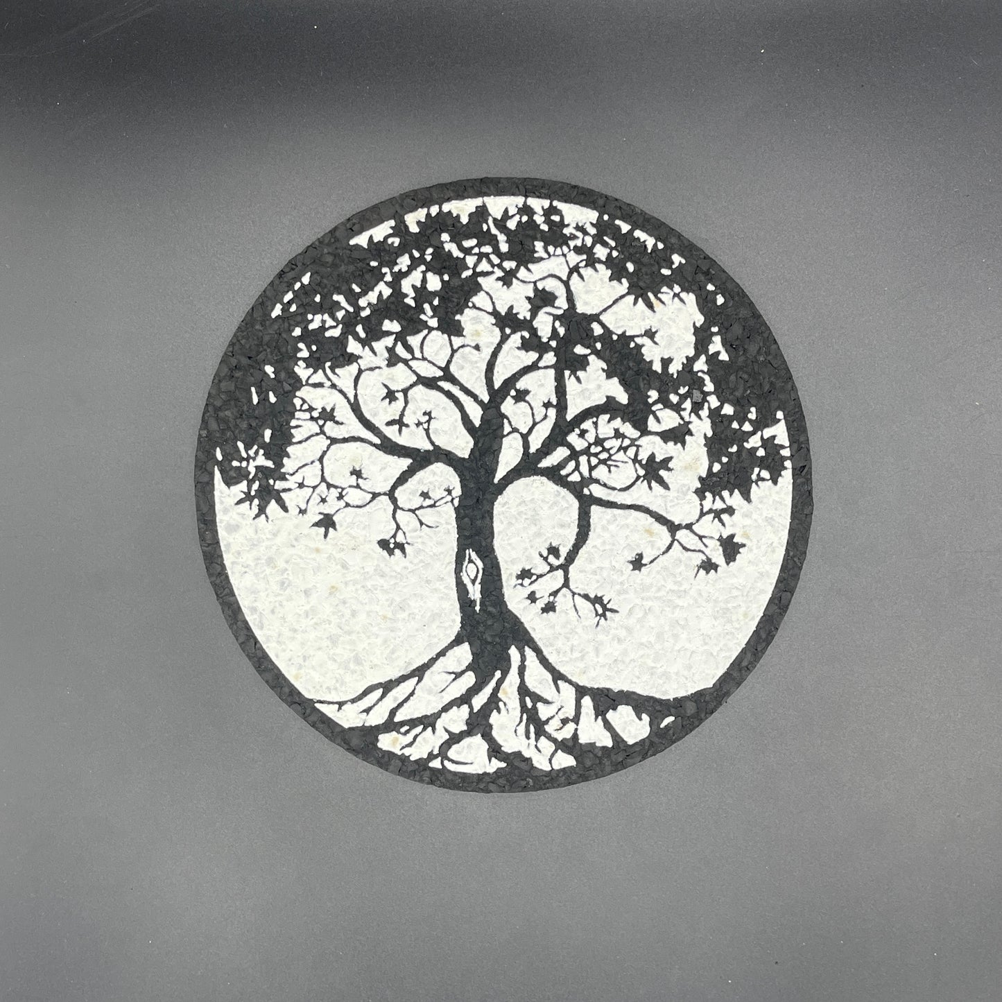 East Coasters B&W Tree Of Life Mat