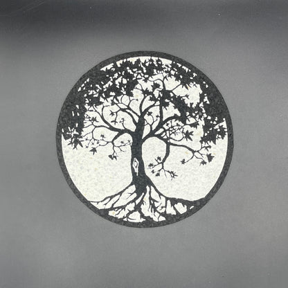 East Coasters B&W Tree Of Life Mat