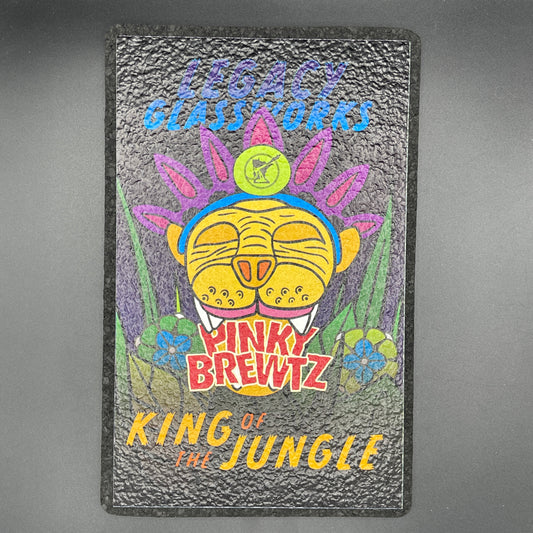 Legacy Glassworks X Pinky Brewtz X Zach Peeples King Of The Jungle Moodmat