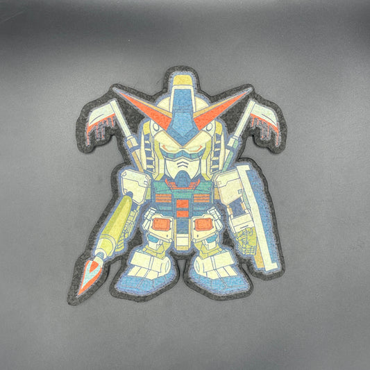 Lovin Da Treez White & Blue Gundam Robot Moodmat