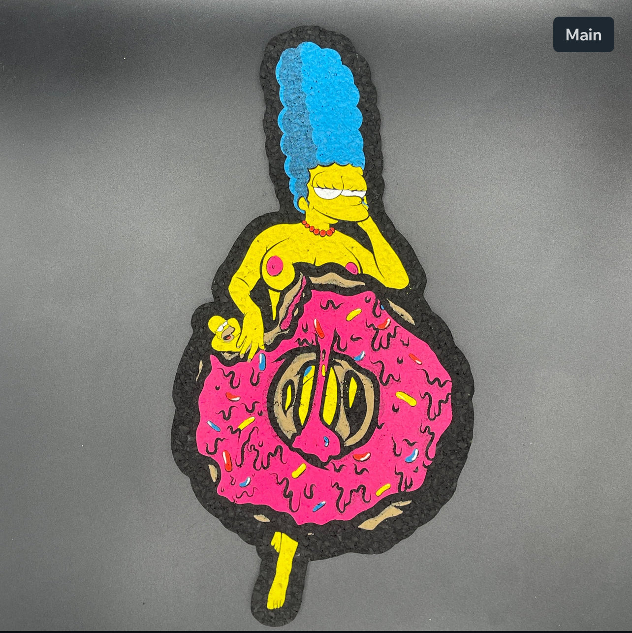 Hippie Hussle X The Seshons Marge & Doughnut Moodmat