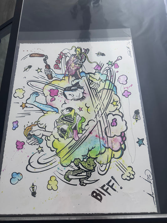 A.Brooks Fight Club Print