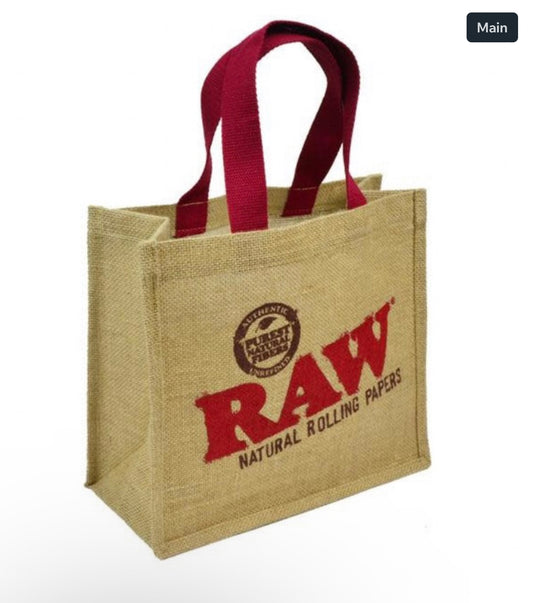 Raw Burlap Bag