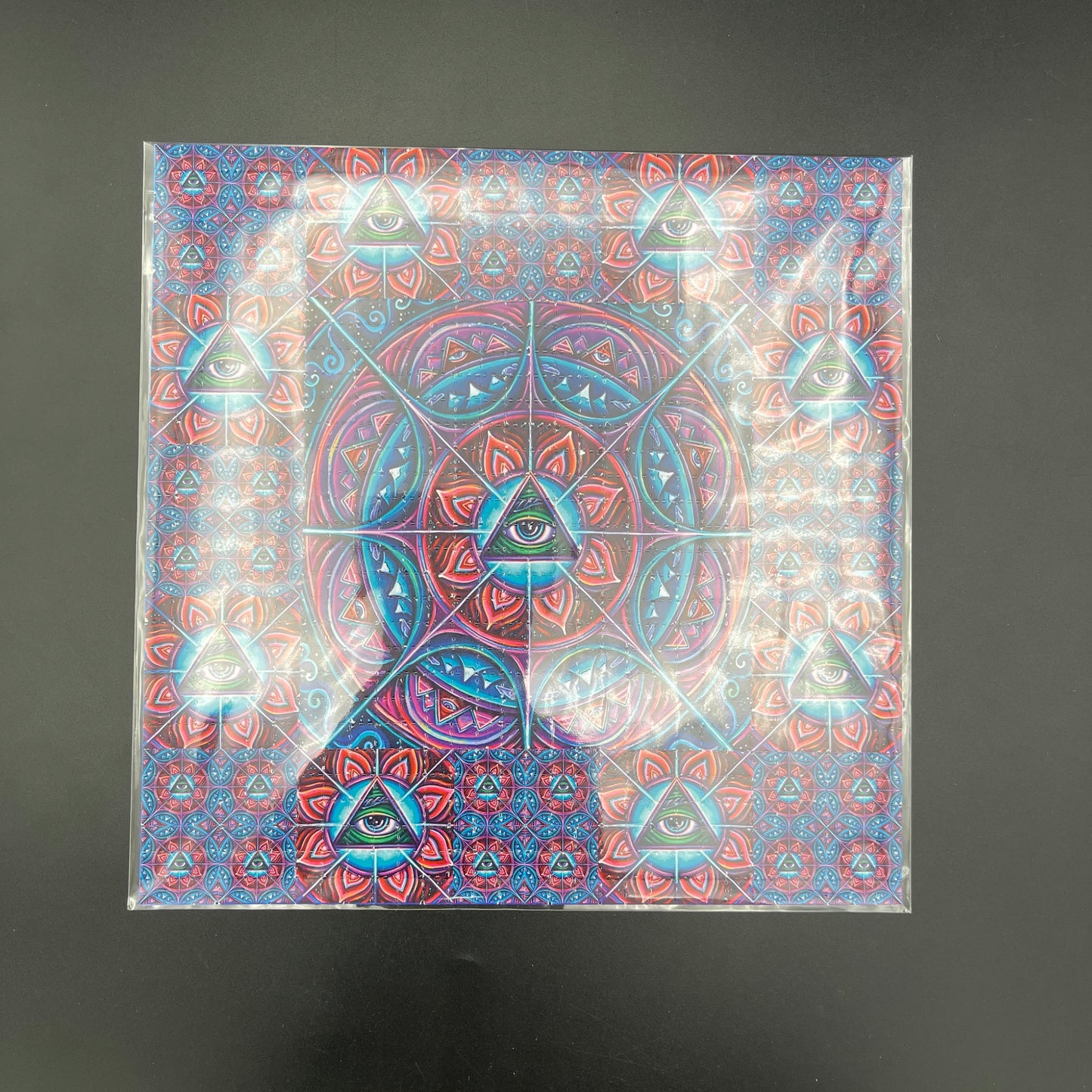 Zane Kesey Sacred Pyramid Eye Blotter Art