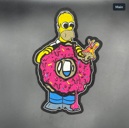 Hippie Hussle X The Seshons Homer & Doughnut Moodmat