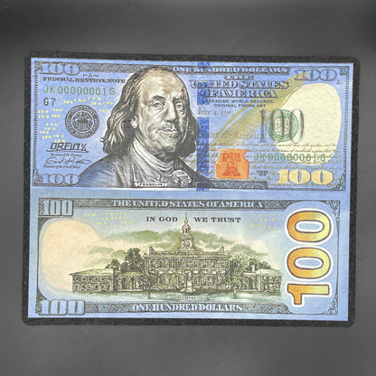 Orfin Blue $100 Bill Moodmat