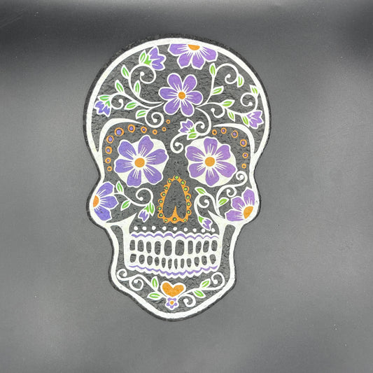 East Coasters Purple Sugar Skull Mat