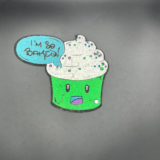 I’m So Baked Green Cupcake Moodmat