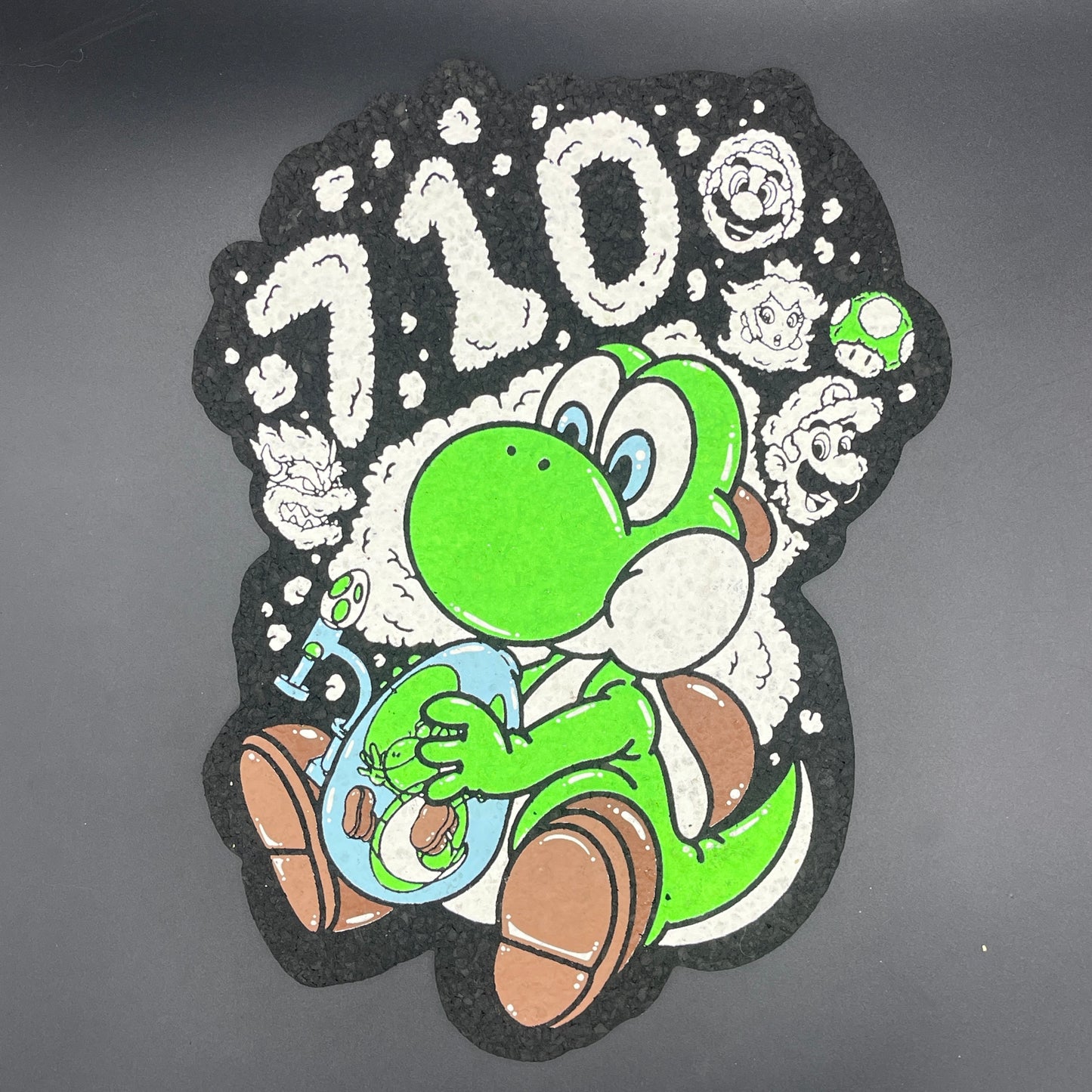 Hippie Hussle X Dark Mountain Cult X BTGB 710 Green Yoshi Moodmat