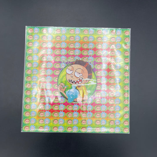 Zane Kesey Morty Smoking Blotter Art