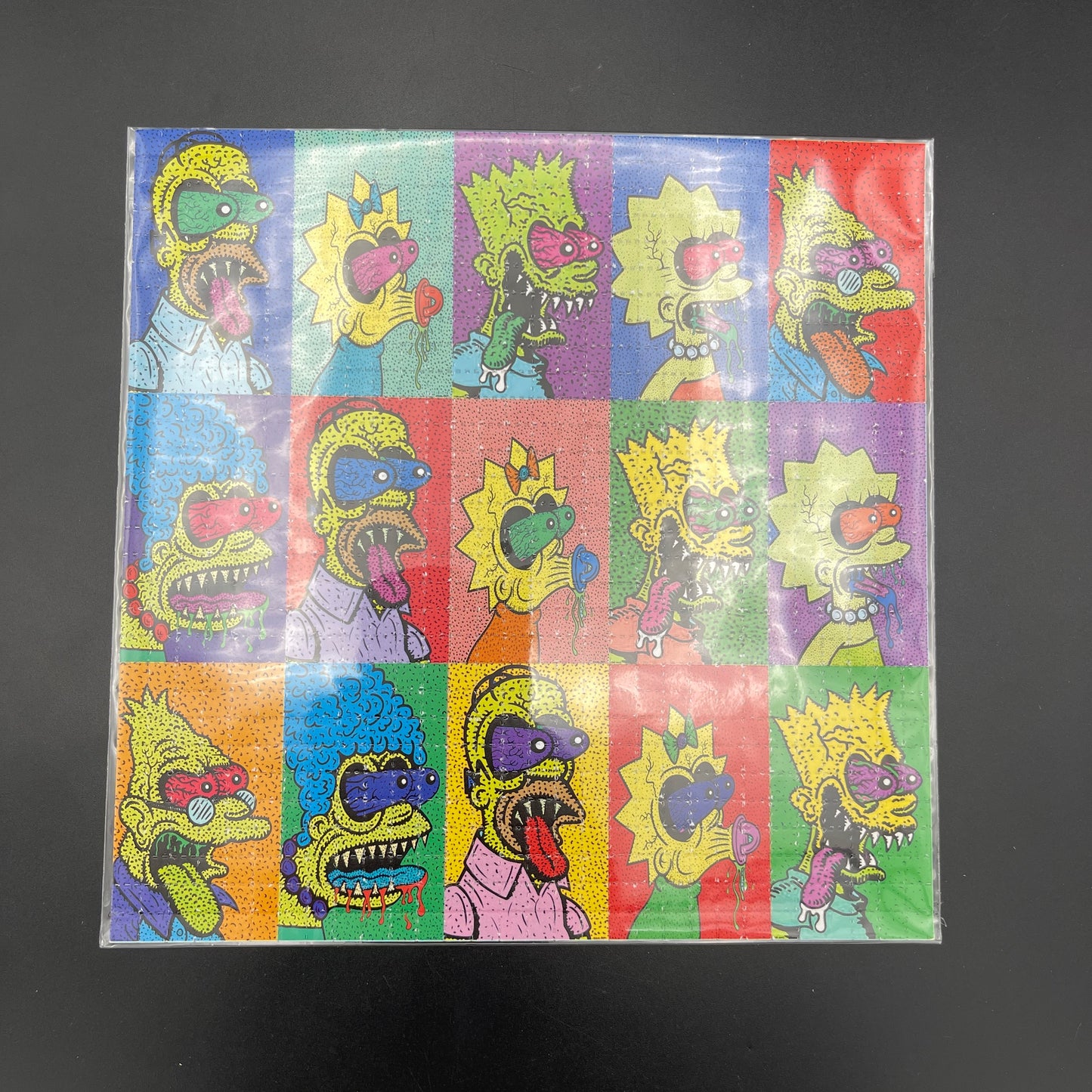 Zane Kesey The Simpsons Blotter Art