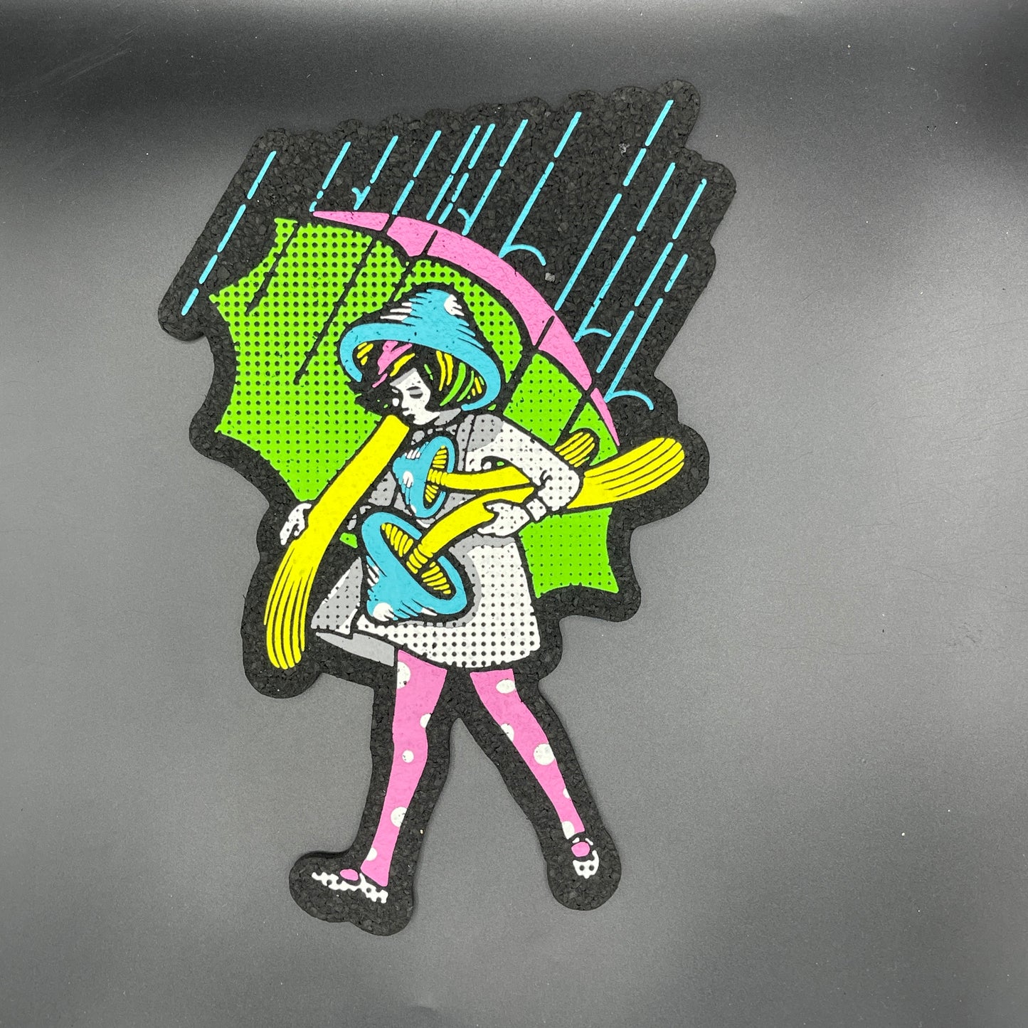 Slinger Neon Mushroom Girl Moodmat