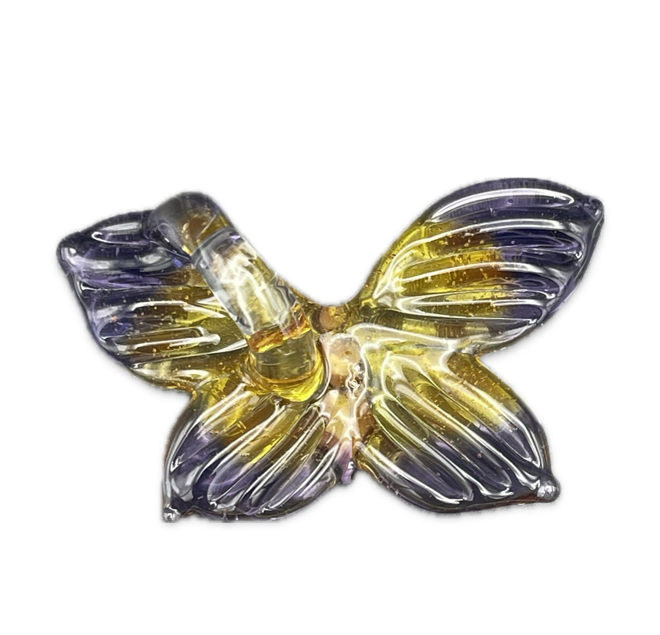 Lyric Glass Butterfly Pendant