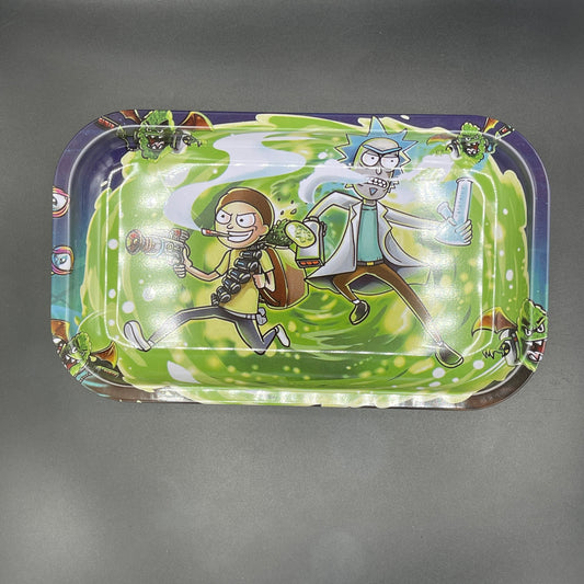 Medium Rick & Morty Out The Portal Metal Tray