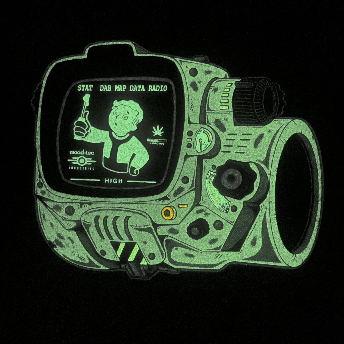 Dark Mountain Cult Green Original Pip Boy Moodmat