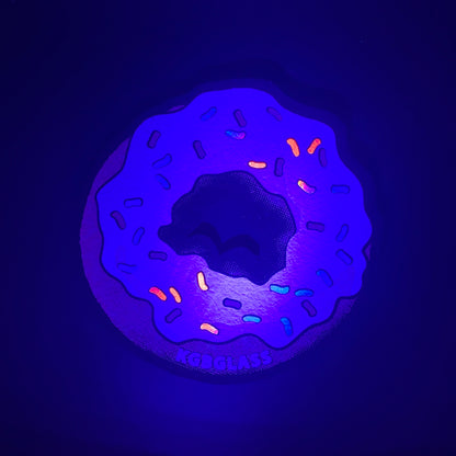 KGB Glass Purple Sprinkled Donut Moodmat