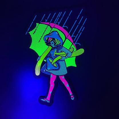 Slinger Neon Mushroom Girl Moodmat