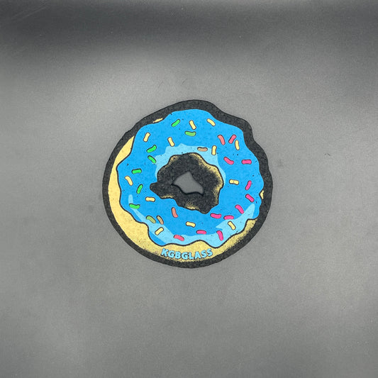 KGB Glass Blue Sprinkled Small Donut Moodmat