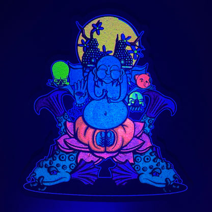 Hendy Glass Buddha & Fish Moodmat