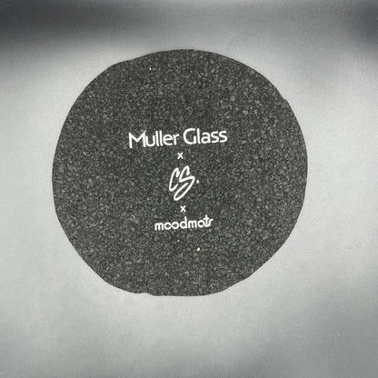 Muller Glass Teal Button Moodmat