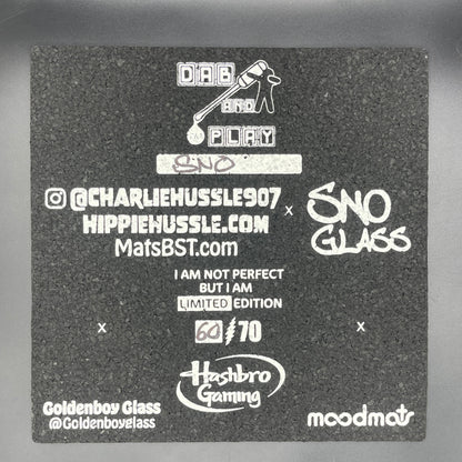 Hippie Hussle X Sno Glass X Goldenboy Dab and Play iSorry Bro Set Moodmat