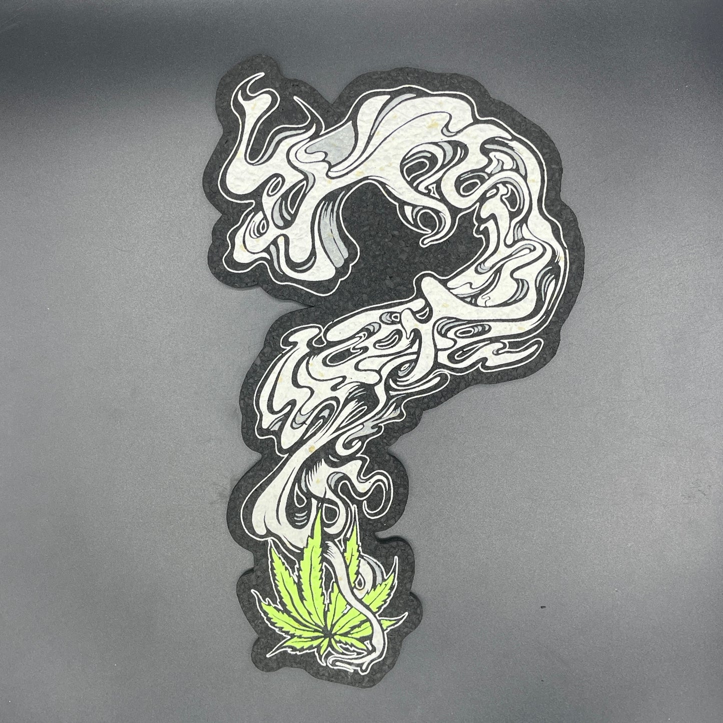 Lively Vibes Weed Question Mark Moodmat