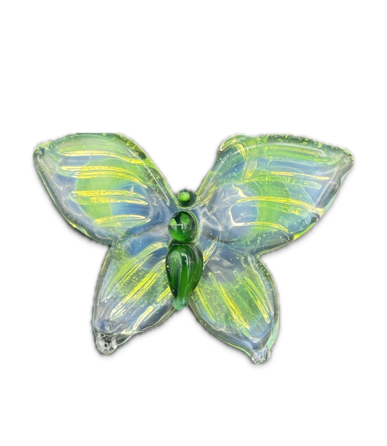 Lyric Glass Butterfly Pendant