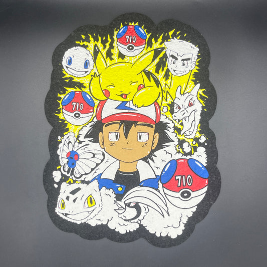 Hippie Hussle X Dark Mountain Cult 710 Ash & Pokemon Moodmat