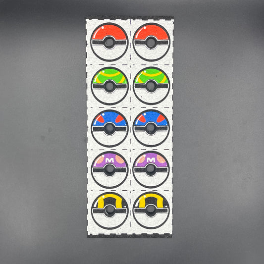 Dark Mountain Cult Pokeball Double Strip Moodmats