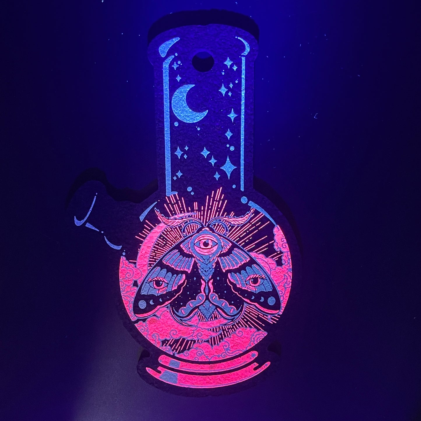 Dark Mountain Cult Pink Moth Bong Moodmat