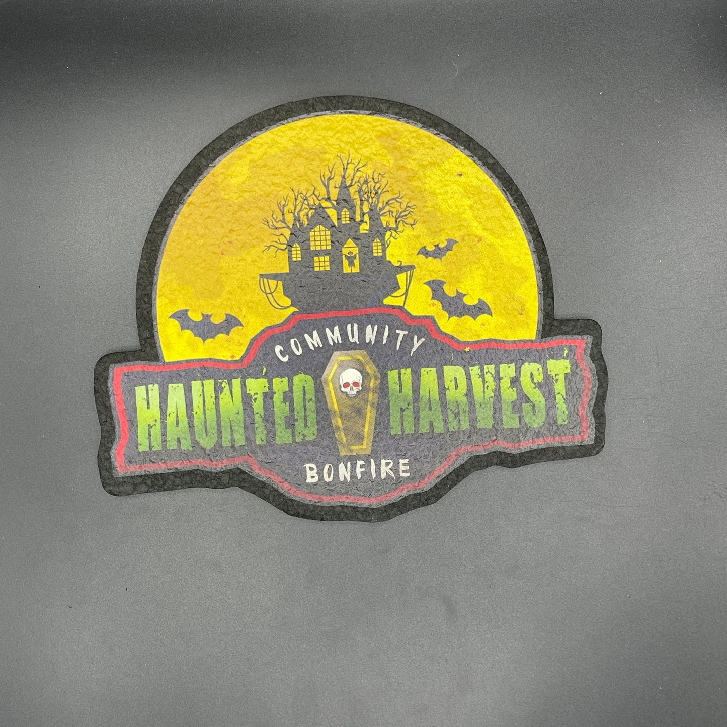 Haunted Harvest Bonfire Haunted House Moodmat