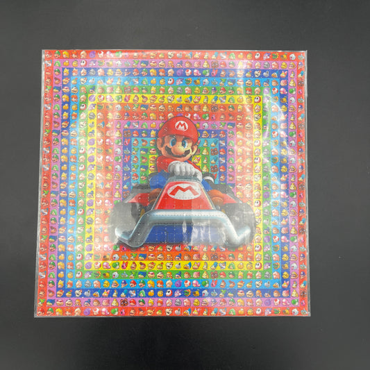 Zane Kesey Mario Cart Blotter Art