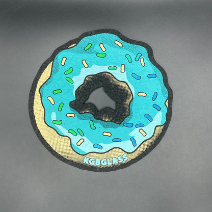 KGB Glass Blue Sprinkled Donut Moodmat