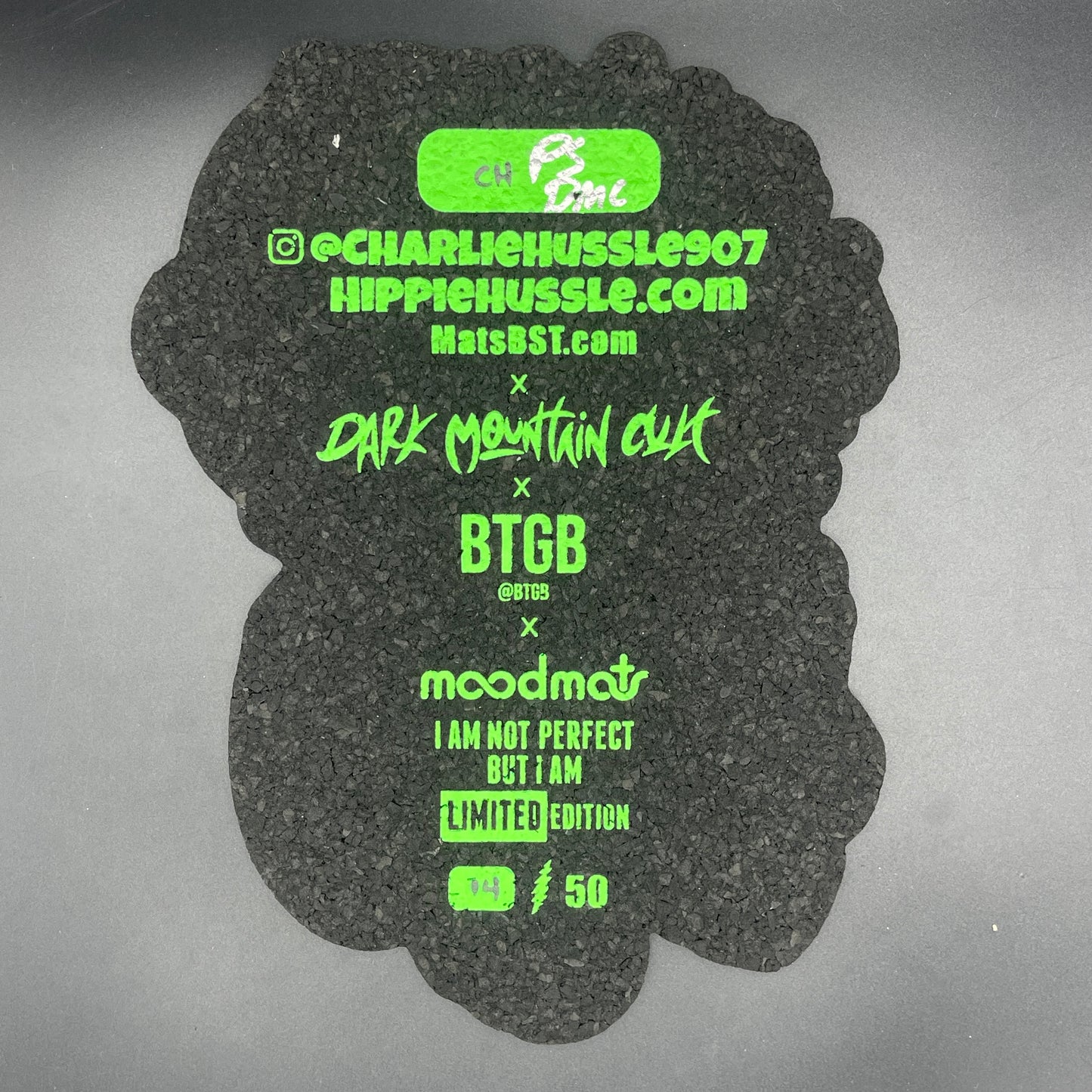 Hippie Hussle X Dark Mountain Cult X BTGB 710 Green Yoshi Moodmat