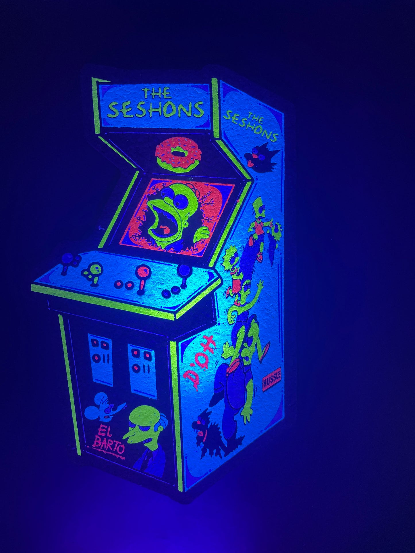 Hippie Hussle X The Seshons X Dark Mountain Cult The Simpsons Arcade Moodmat