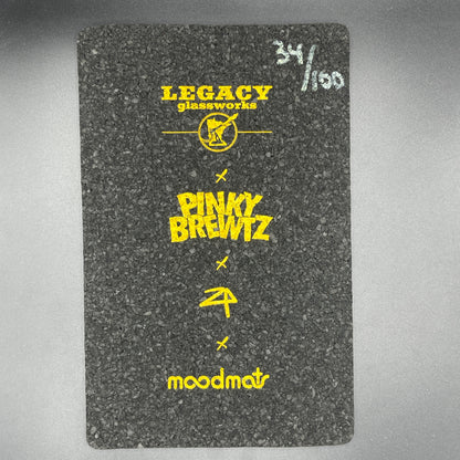 Legacy Glassworks X Pinky Brewtz X Zach Peeples King Of The Jungle Moodmat