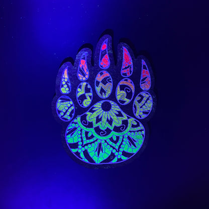 Bear Mountain Studios Red To Green Bear Paw Moodmat