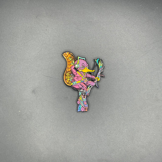 FF Studios X C.B.C. Space Traveling Rocket Female Platypus Pin LE75