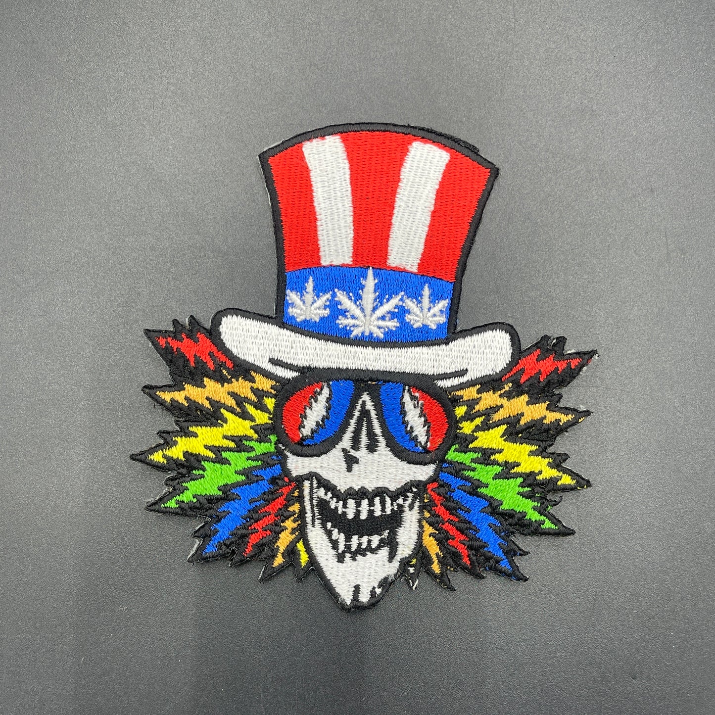 Hippie Hussle Dead Head Patch