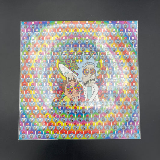 Zane Kesey Rick & Morty Blotter Art