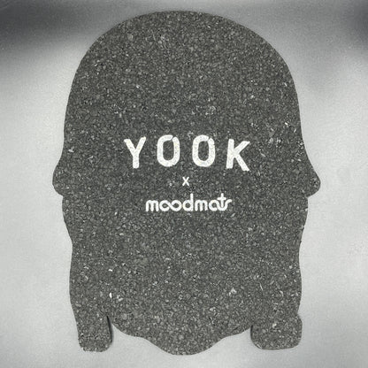 Yook Blue Camo Skull Head Moodmat